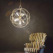 gomb design csillar lampa 7db e27 foglalat szaten arany geometrikus modern nappali etkezo.jpg